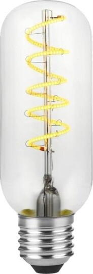 Spl E27 4,5W Filament Flex AX Tube LED pære   13cm 2200K dimbar klart glass   Dimbar : Dimbar Kulør : Ekstra varm
