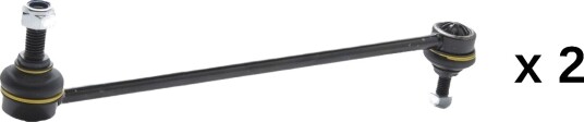 Reparasjonssett, stabilisator koplingsstang RIDEX PLUS 2067R0017P