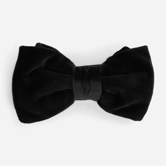 Petronius 1926 Bow Tie Velvet - Black Sort OS Petronius 1926 Bow Tie Velvet - Black Sort OS