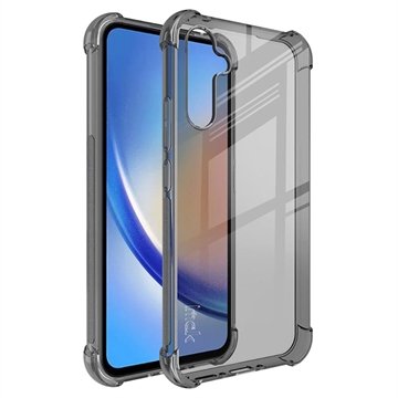 Imak Drop-Proof Samsung Galaxy A34 5G TPU-deksel Gjennomsiktig Svart