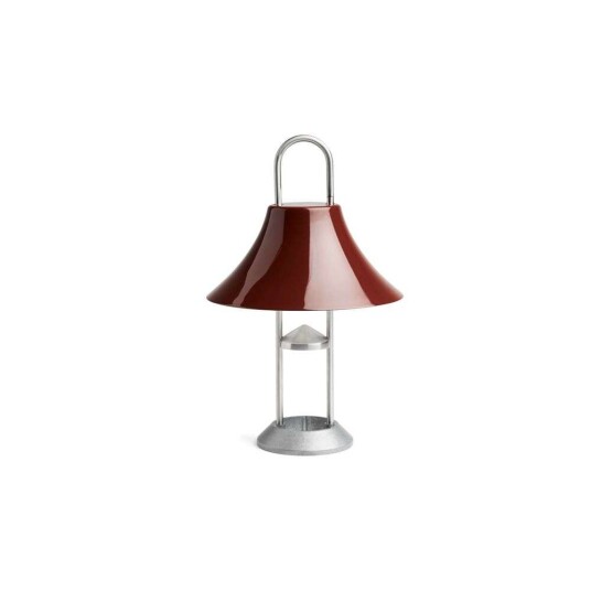 HAY - Mousqueton Portable Bordlampe Iron Red