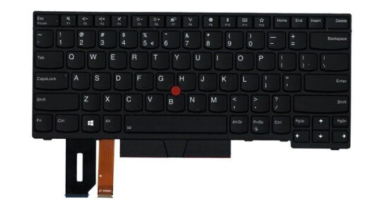 Lenovo Lite-On - Brbart tastatur - til utskifting - Engelsk (USA) - Svart