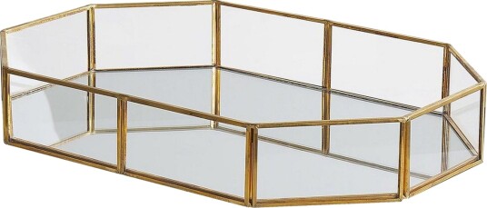 Bricka Beliani Chabris Guld/transparent GOLD Bricka Beliani Chabris Guld/transparent GOLD