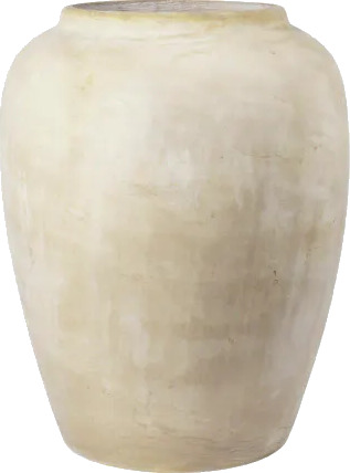 Broste Copenhagen Ray gulvvase Ø50 cm Antique beige