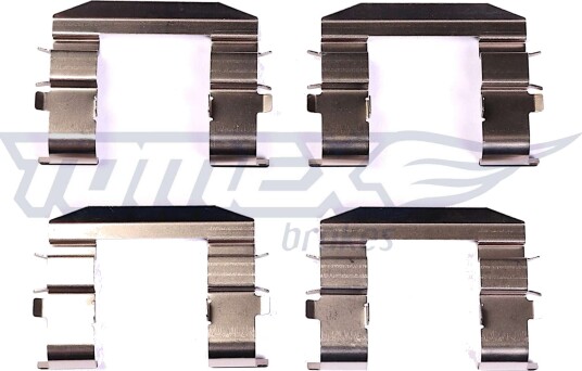 Tilbehørsett, skivebremse belegg TOMEX Brakes TX 43-59