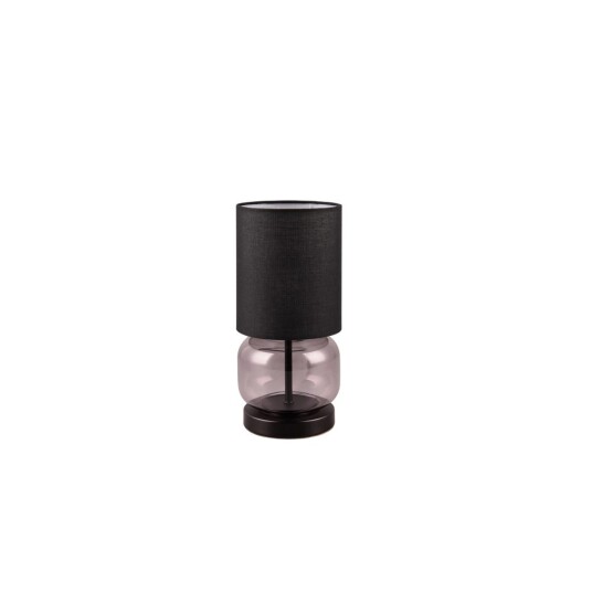 Bordlampe Elio Matt svart/røyk