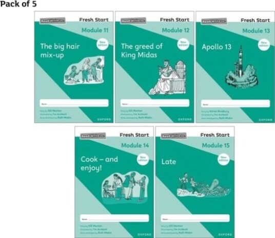 Read Write Inc. Fresh Start: 2024 Modules 11 15 Pack of 5