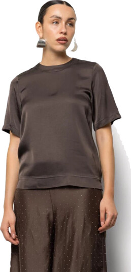Kaos Dame Topper Brun L,