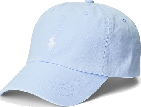 Ralph Lauren Cotton Chino Ball Cap - Office Blue Blå OS