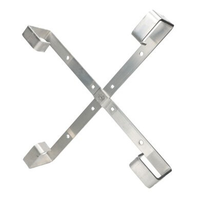 Extralink Ex.6396, Kabelhållare, Skrivbord/Vägg, Gjuten Aluminium, Gjuten Aluminium