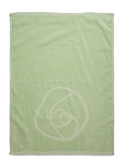 Rosemunde Towel 45X65Cm Green SMOKE ONE SIZE