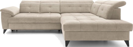 Inferne 5 seter Sofa med Sjeselong Beige Inferne 5 seter Sofa med Sjeselong Beige