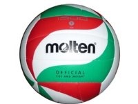 Molten V5M1500, Hvit, Lær, Syntetisk, 18-panel ball, Inne & Ute, Red, Green, Black, Mønster Molten V5M1500, Hvit, Lær, Syntetisk, 18-panel ball, Inne & Ute, Red, Green, Black, Mønster