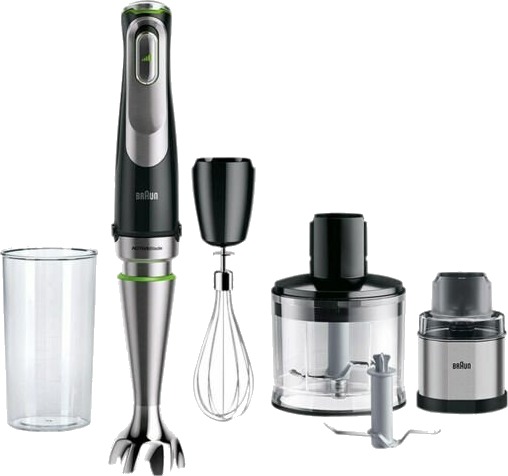 Braun MultiQuick 9 Stavmikser 1200 W Premiumsvart i Børstet Rustfritt Stål MQ 9138XI Braun MultiQuick 9 Stavmikser 1200 W Premiumsvart i Børstet Rustfritt Stål MQ 9138XI