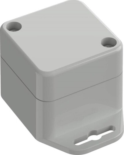 Tru Components TC 10860360 Flenskap 44,8 × 44,8 × 40,1 mm ABS Lys Grå