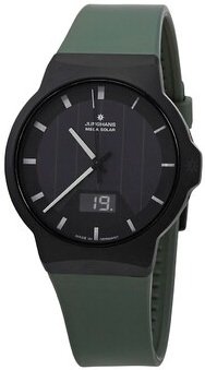 Junghans Herreklokke 18/1002.00 Mega Sort/Gummi Ø40.4 mm