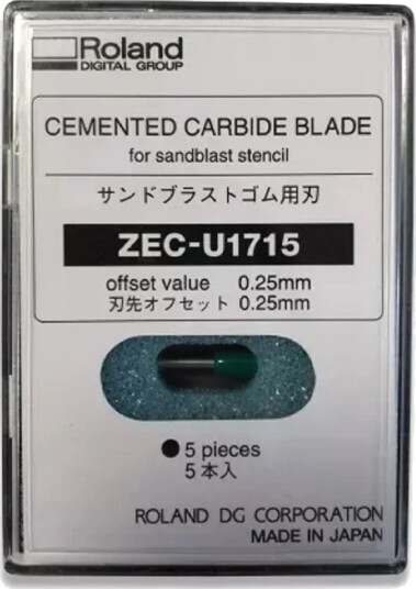 Roland ZEC U1715 Premium blad – sandblåsningsmaterialer – 5 stk.