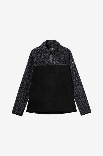 Roxy Fleeceskjorte Whitecamp Half Zip Svart