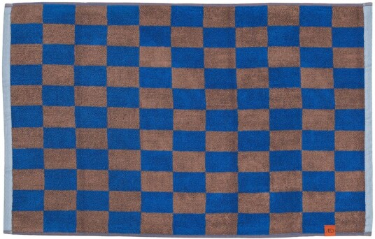 Mette Ditmer Retro baderomsmatte 50x80 cm Cobalt