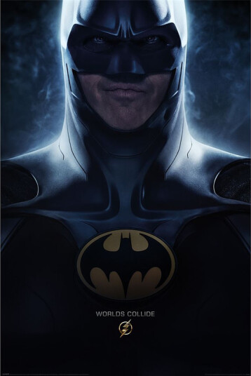 The Flash Batman World Collide Plakat