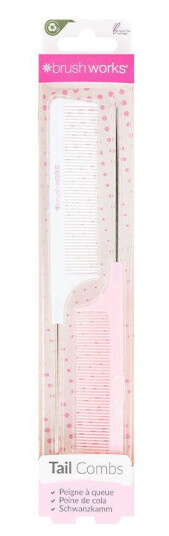 Brushworks Professional Tail Combs 2pcs