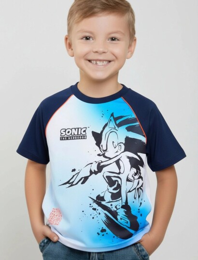 Sonic Tshirt Blue 110