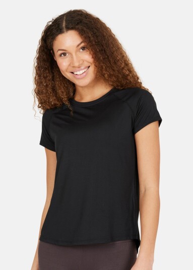 Athlecia Gaina V2 W S/S Tee Black 46 Trenings T Shirts Athlecia Gaina V2 W S/S Tee Black 46 Trenings T Shirts