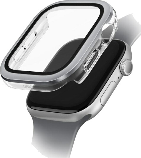 Uniq Voute Deksel 46mm med Herdet Glass til Apple Watch Series 10 Sølv Uniq Voute Deksel 46mm med Herdet Glass til Apple Watch Series 10 Sølv