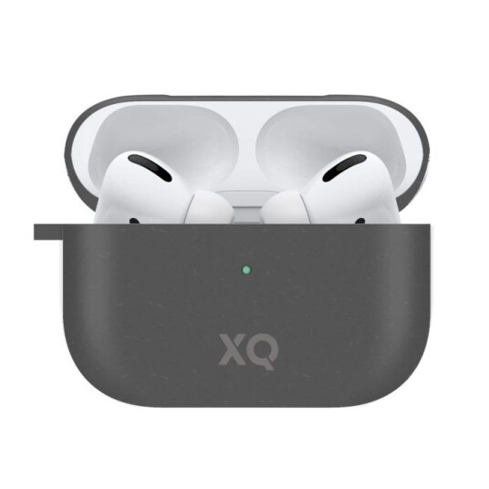 Xqisit Komposterbart etui for Airpods Pro (Gen 1, 2019) Svart
