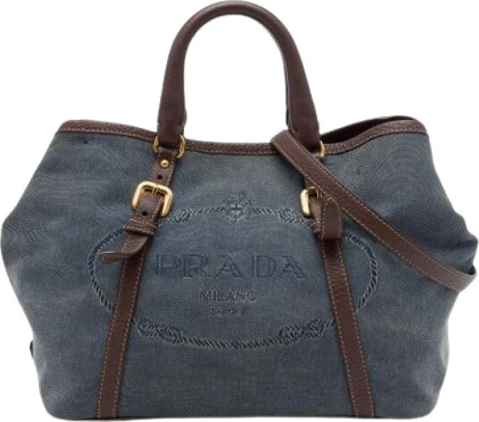 Prada Vintage Dame Pre owned Blå ONE SIZE,