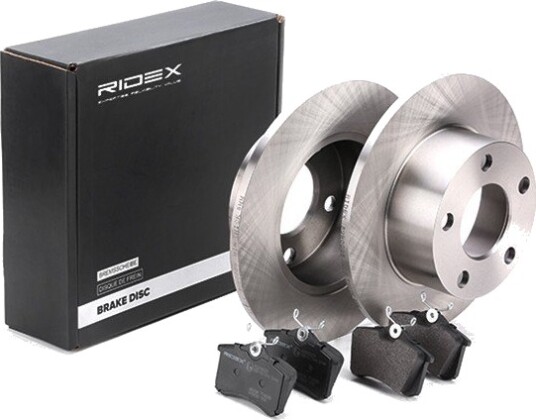 Bremseskiver og klosser RIDEX 3405B0004