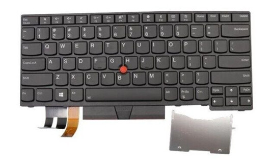 Lenovo Lite-On - Brbart tastatur - til utskifting - Amerikansk Engelsk - Svart