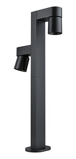 Paulmann Kimu Utendørs Pullert 2200K 2x7,8W SWR Antrasitt