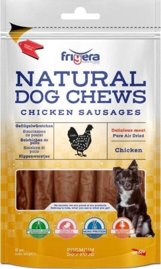 Frigera Natural Dog Chews Sausages 12 cm 5pcs Chicken