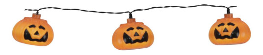STAR TRADING 728-80 LIGHT CHAIN PUMPKIN 8 LED 728-80