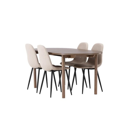 Venture Home Spisegruppe Venture Home Andy med 4 Polar Stoler GR23675