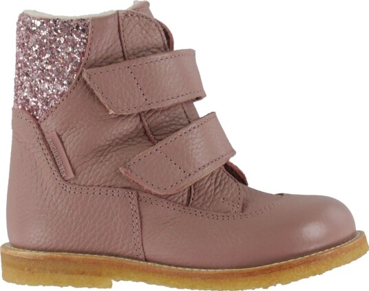 Angulus Vintersko Tex Faded Rose/Blossom Glitter Angulus 31 Vinterstøvler Lilla Rosa