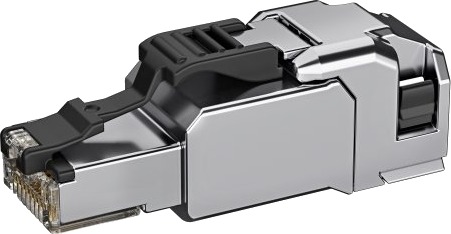 Telegärtner 100039917, Rj45, Rustfritt Stål, Hankjønn, Rett, Fjær Stål, Cat6a