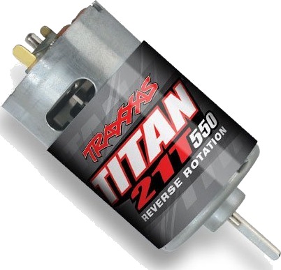 Traxxas 3975R Titan 550 Reverse Rotation 21T Motor Traxxas 3975R Titan 550 Reverse Rotation 21T Motor