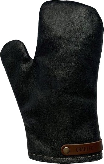 Crafted - Leather grytevott svart Crafted - Leather grytevott svart