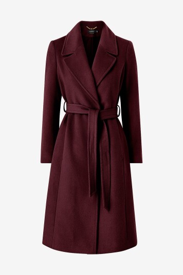 Lauren Ralph Lauren Kåpe Cashmere Blend wool Wrap 42' Rød