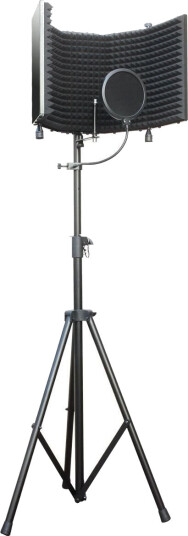 Mozos 2 In 1: Microphone Stand For The Acoustic Booth/Holder For Stage Loudspeakers (Mshield-Stand) Mozos 2 In 1: Microphone Stand For The Acoustic Booth/Holder For Stage Loudspeakers (Mshield-Stand)