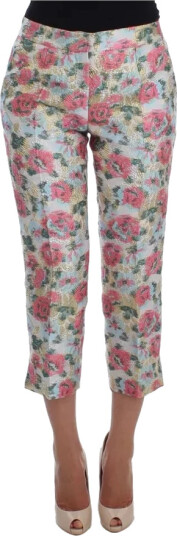 Dolce & Gabbana Dame Bukser Flerfarget S, Dolce & Gabbana Dame Bukser Flerfarget S,