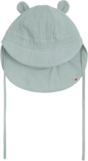 Huttelihut Summer Hat Ears Muslin Blue 52\2 4Y