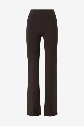 Björn Borg - Treningstights Studio Flared Slit Tights - Brun