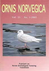 Norsk Ornitologisk Forening Ornis Norvegica   2002 1