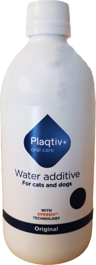 Plaqtiv+ vanntilsetning for hund og katt 500 ml