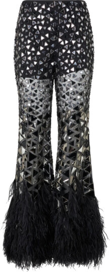 Alberta Ferretti Dame Bukser Svart S,