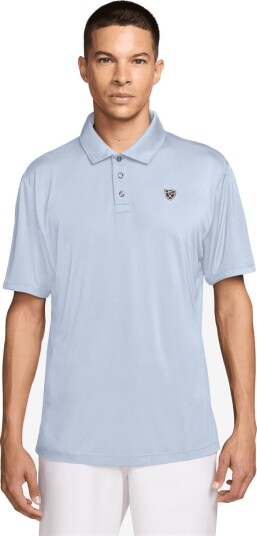 Nike M Par 5 Solid Polo Golf pologenser herre Football Grey White X Small