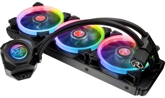 Raijintek Orcus 360 RBW CPU vannkjøler All-in-One sort